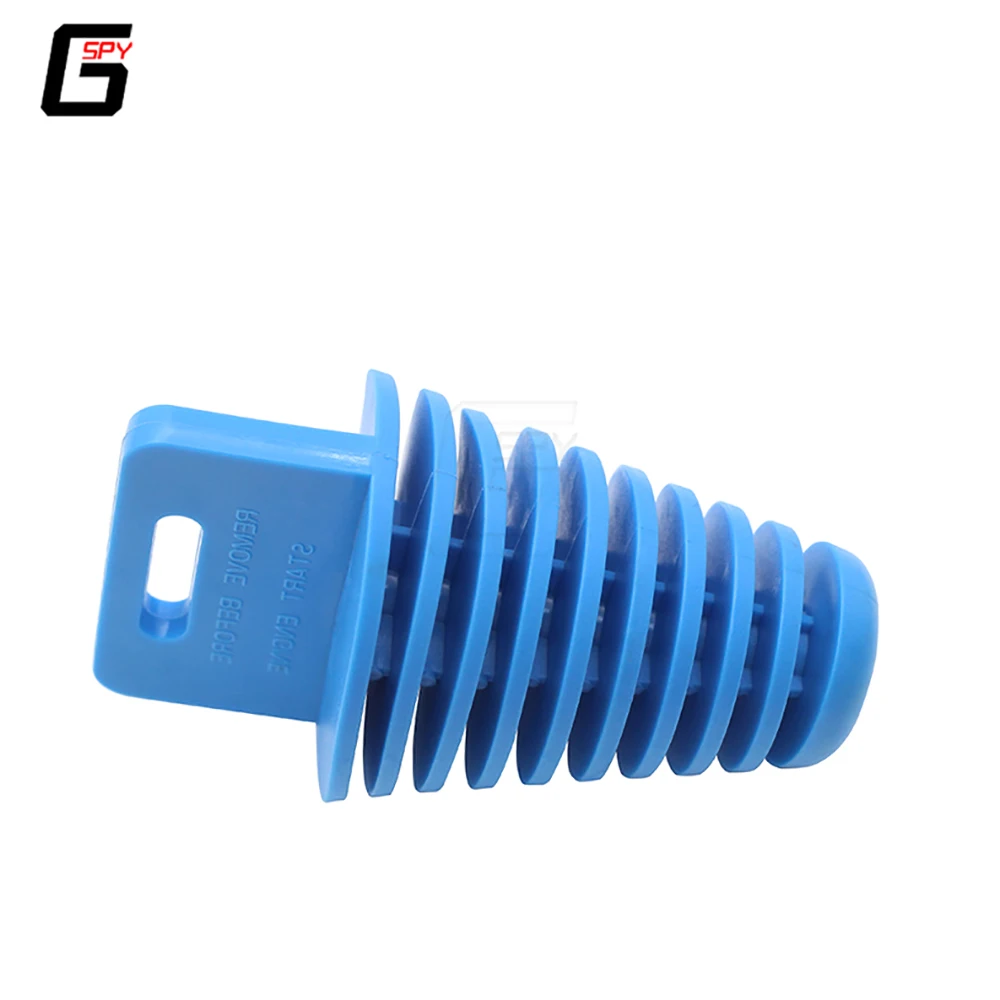 1PCS Universal Exhaust Pipe Plug Motorcycle Accessories Motocross Tailpipe Rubber Air Bleeder Silencer Wash Protector Cover image 3