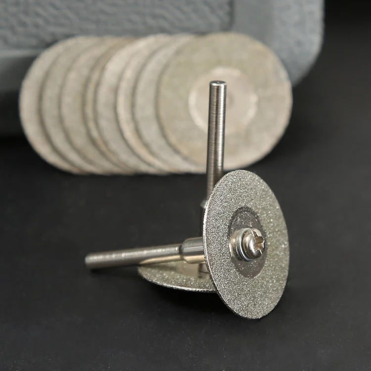 30Mm Diamondตัดแผ่นดิสก์ล้อชุดใบมีดสำหรับเจาะหัตถกรรมเครื่องมือโรตารี่