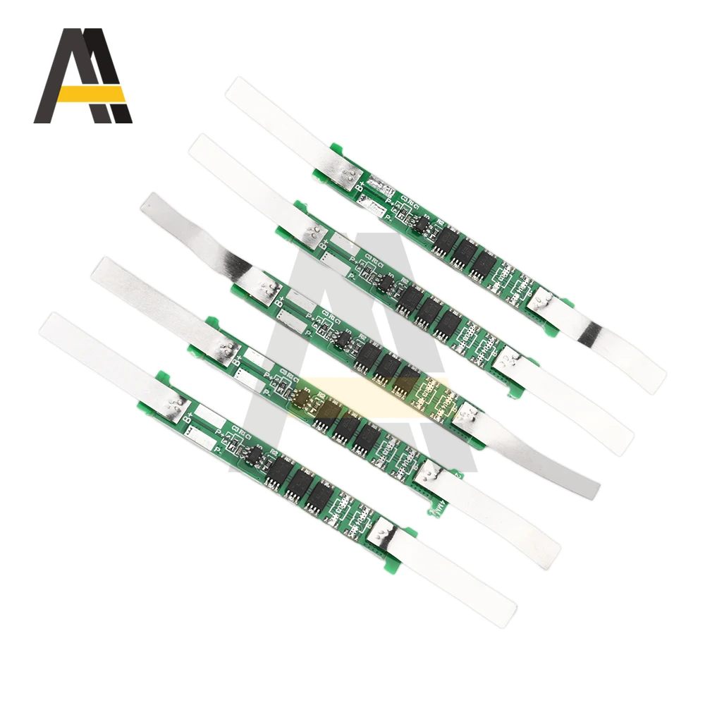 Carte de Protection de batterie au lithium Li-ion BMS 1S 4,5a 3.7V 3MOS 18650, Module de Protection de charge Lipo, 1 pièce/5 pièces