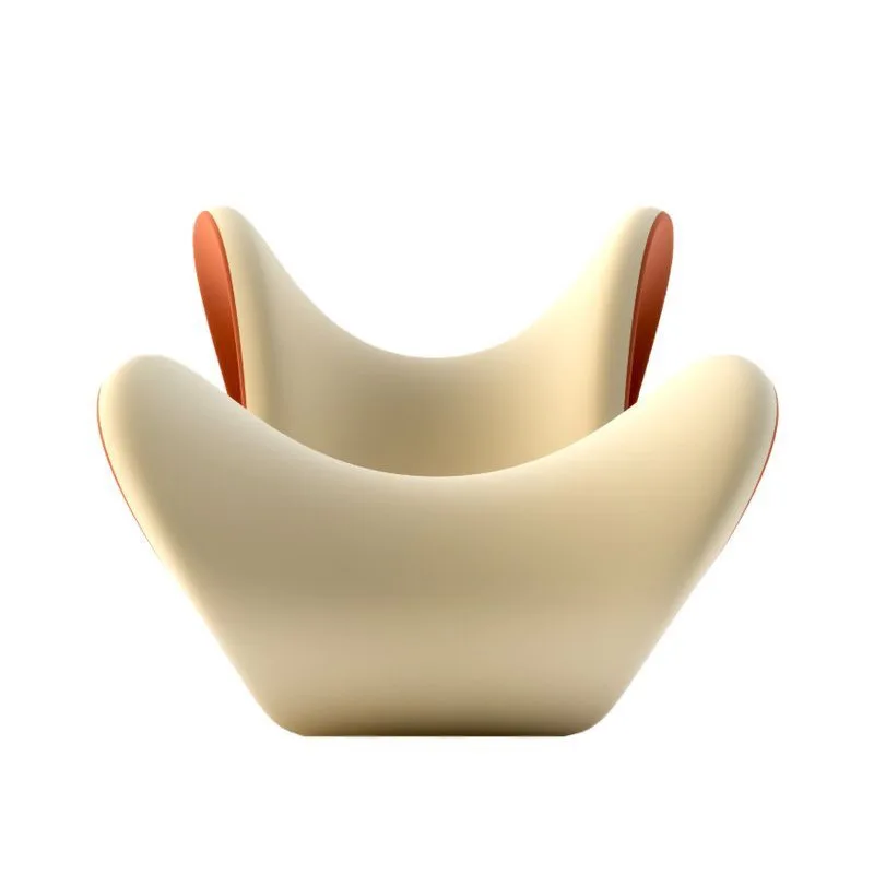 Nordic light luxury single sofa chair Italian modern simple living room study balcony negotiation reception leisure chair