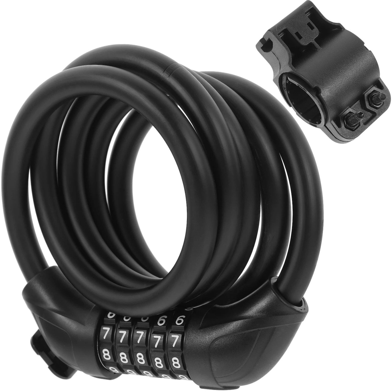 

Bicycle Lock Bike Combination Anti Theft Mountain Safety for Electric Locks Heavy Duty Chain