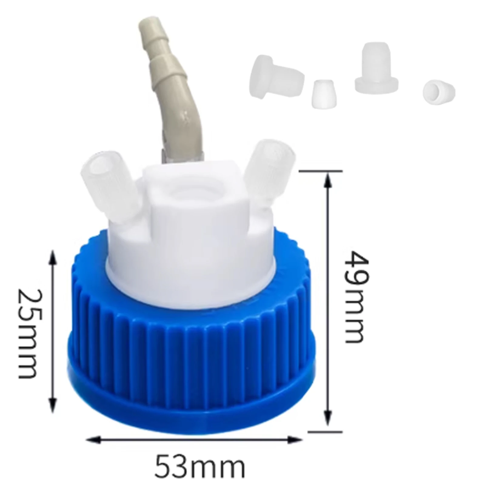 GL45 Threaded Adapter Connector, GL45 Change to S60, GL45 Waste Liquid Barrel Conversion Port ,Threaded Bottle Adapter