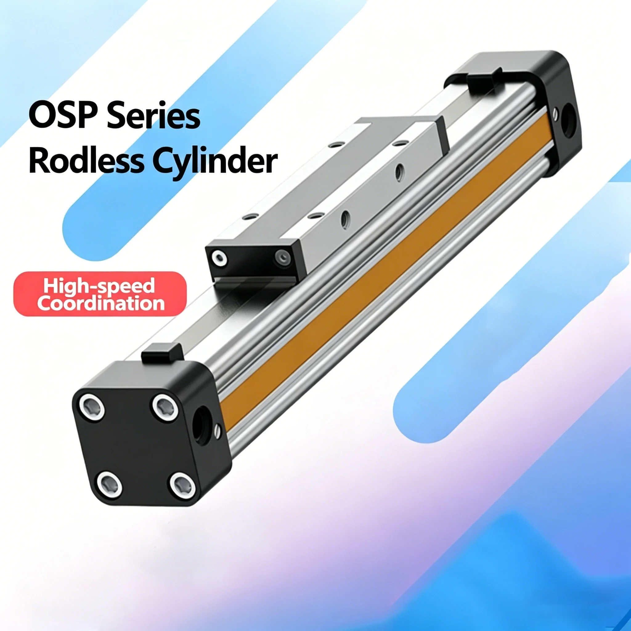 High‑speed Mechanical Rodless Cylinder OSP25/32/40/50‑300X500X600X800X1000 Long‑stroke