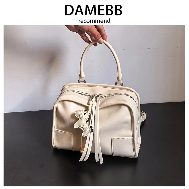 Damebb High-End Japanese Style Large Capacity Handheld Briefcase 2026 New Commuter Versatile Single Shoulder Crossbody Bag fo...