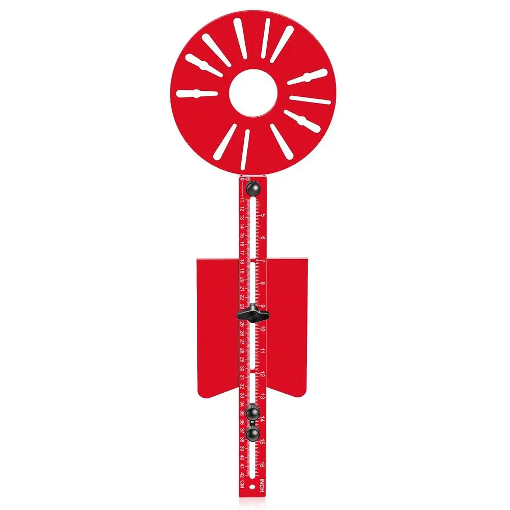 Universal Router Milling Groove Bracket Woodworking Tool Cabinet Jig Circle Cutting Upgraded Precision Craftsmanship Aluminum