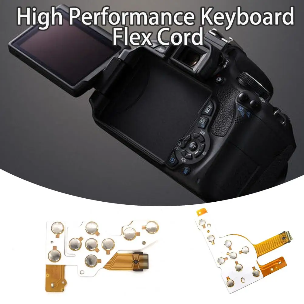 

Keyboard Flex Cord Compact Precise Hole Positioning Accurate Circuit Digital Camera Rust-proof Button Board Cable