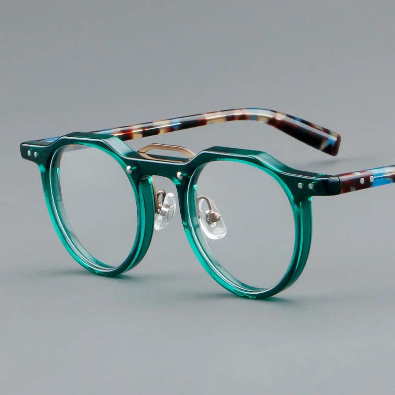 5805New plate glasses retro frame Japanese glasses  flat mirror can be equipped with myopia.