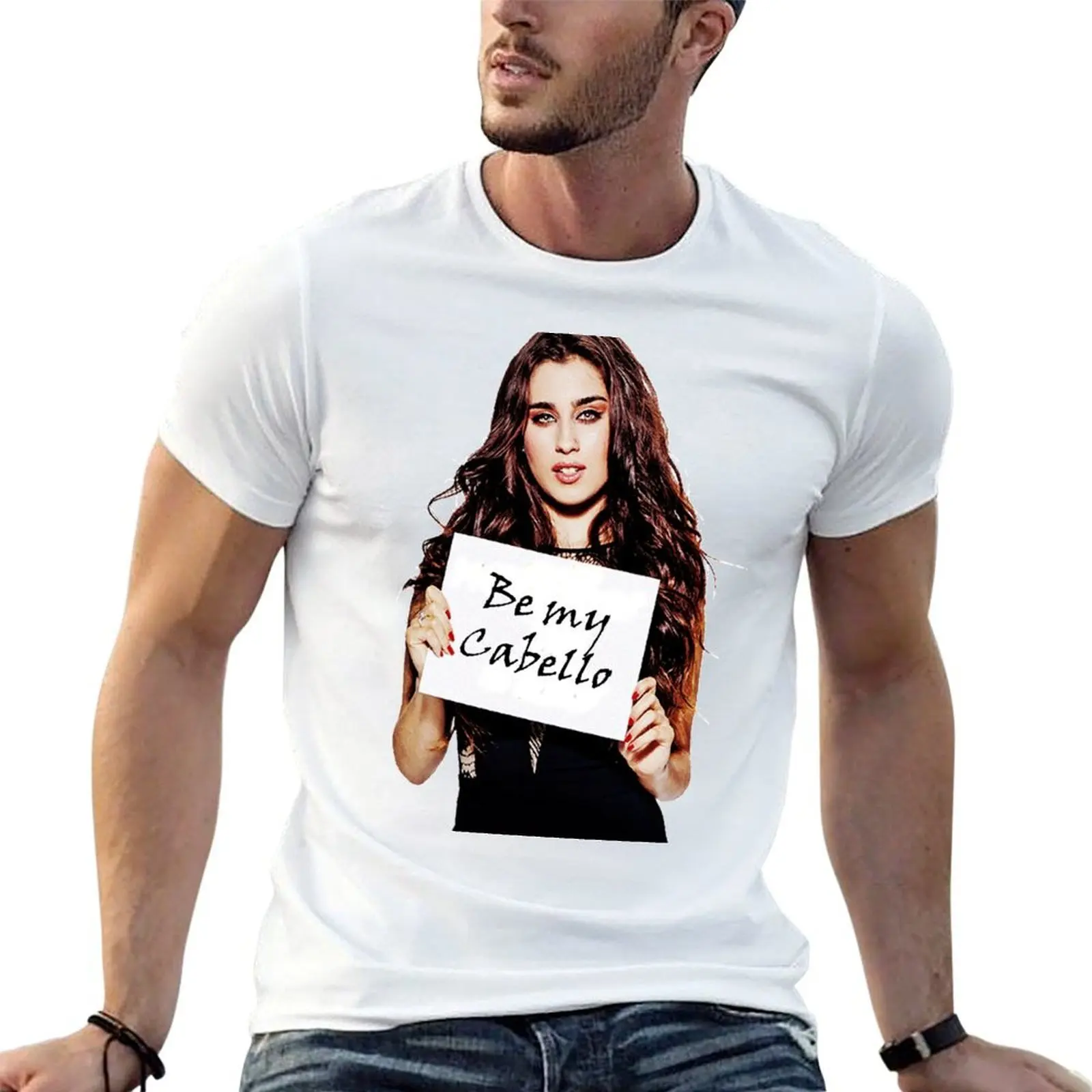 

Lauren Jauregui - Be my Cabello T-Shirt t shirt personalised man t shirt cotton T-Shirt