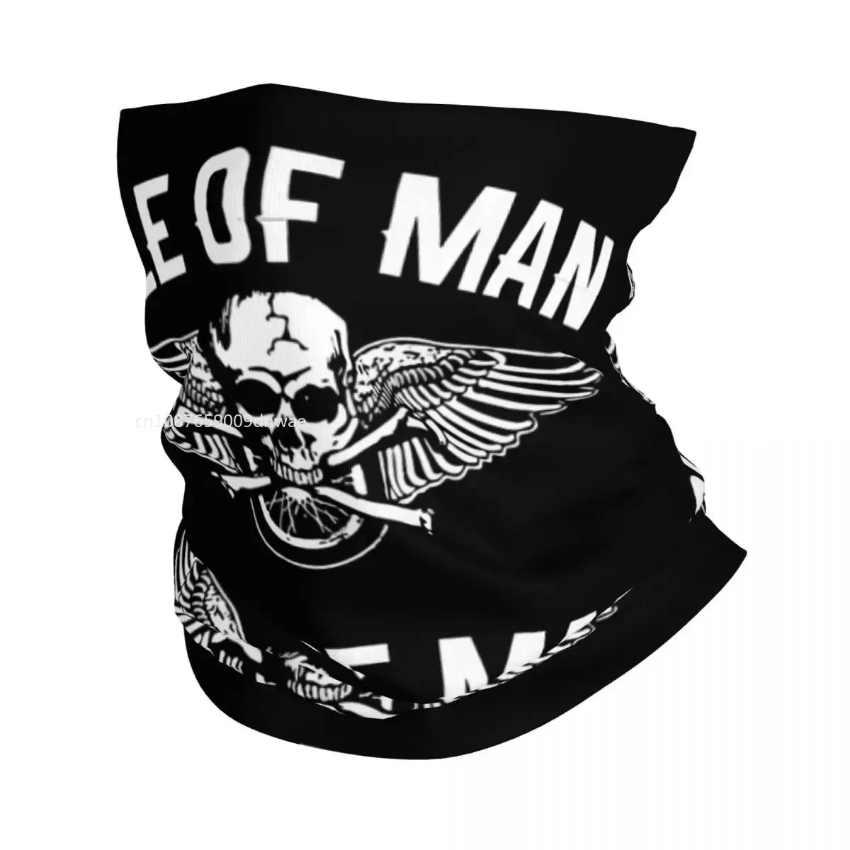 Isle Of Man TT-Bandana de carreras de motos Unisex, cubierta de cuello estampada, pasamontañas, bufanda envolvente, diadema cálida para montar, Ciclismo de Invierno para adultos