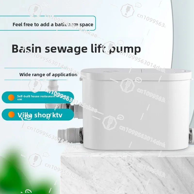 Sewage Lifter Toilet Crushing Pump Shopping Mall Kitchen Basement Villa Automatic Sewage Lift Pump