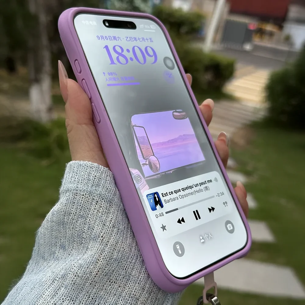 Ripple Silicone Magnetic Phone Case for IPhone 17 16 15 14 13 Pro Max Smooth Case for iPhone 17 Pro - náhled 3