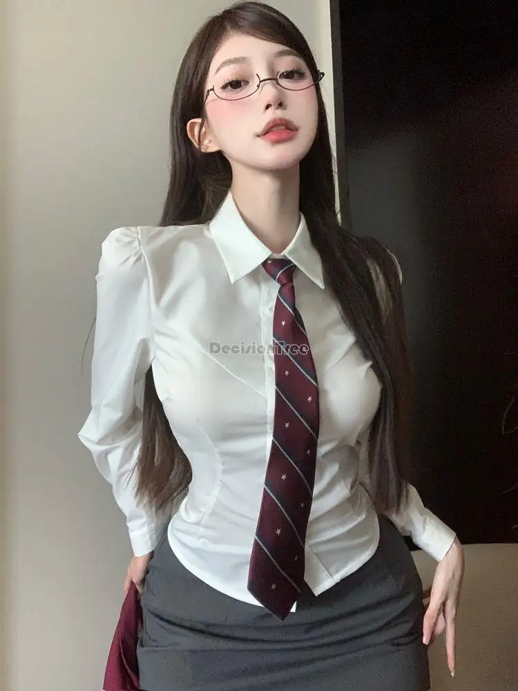 2025 Giappone stile coreano uniforme scolastica ragazza vino rosso set sexy uniforme scolastica jk set college maniche lunghe jk uniforme set a712