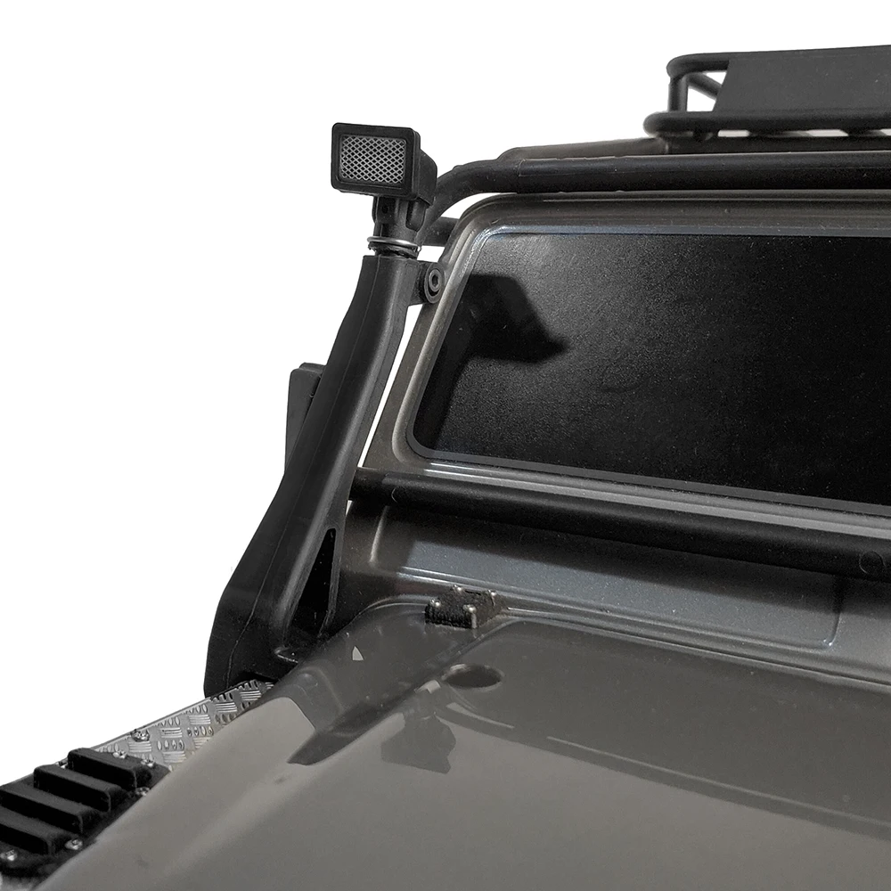 AXSPEED Simulierter Gummi-Safari-Schnorchel für TRX-4 Defender 1/10 RC Crawler Car Shell Body Upgrade-Teile