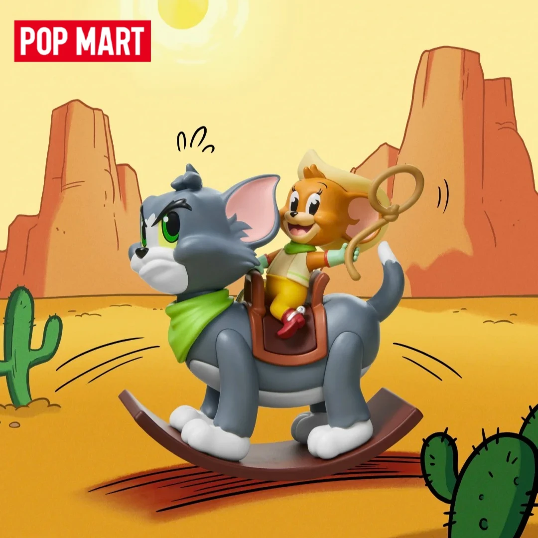 

POP MART TOM and JERRY Funfair Series Blind Box Anime Figure Ornament Collection New Year Gift Toys