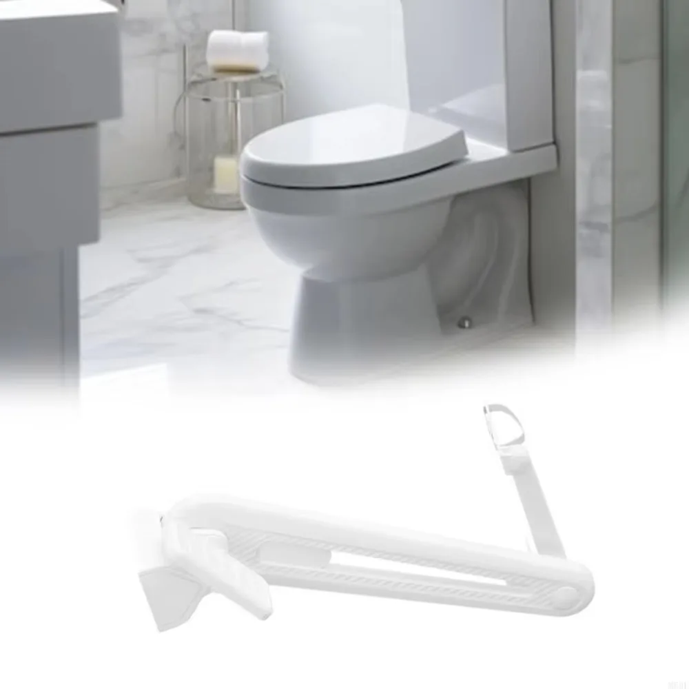 

Ножная педаль с защитой от грязи, подъемник для крышки унитаза, пластиковый подъемник для крышки унитаза без помощи рук, санитарный ножной держатель для сиденья унитаза