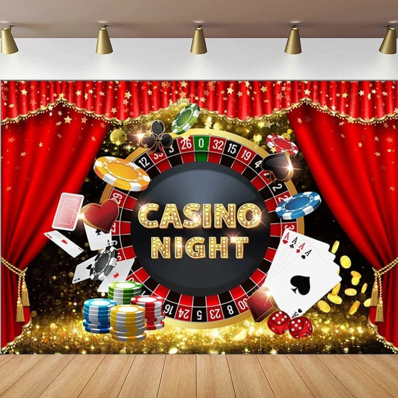 cassino-noite-fotografia-contexto-chip-de-poker-turntable-dice-red-cortinas-las-vegas-gold-glitter-fundo-birthday-party-decor