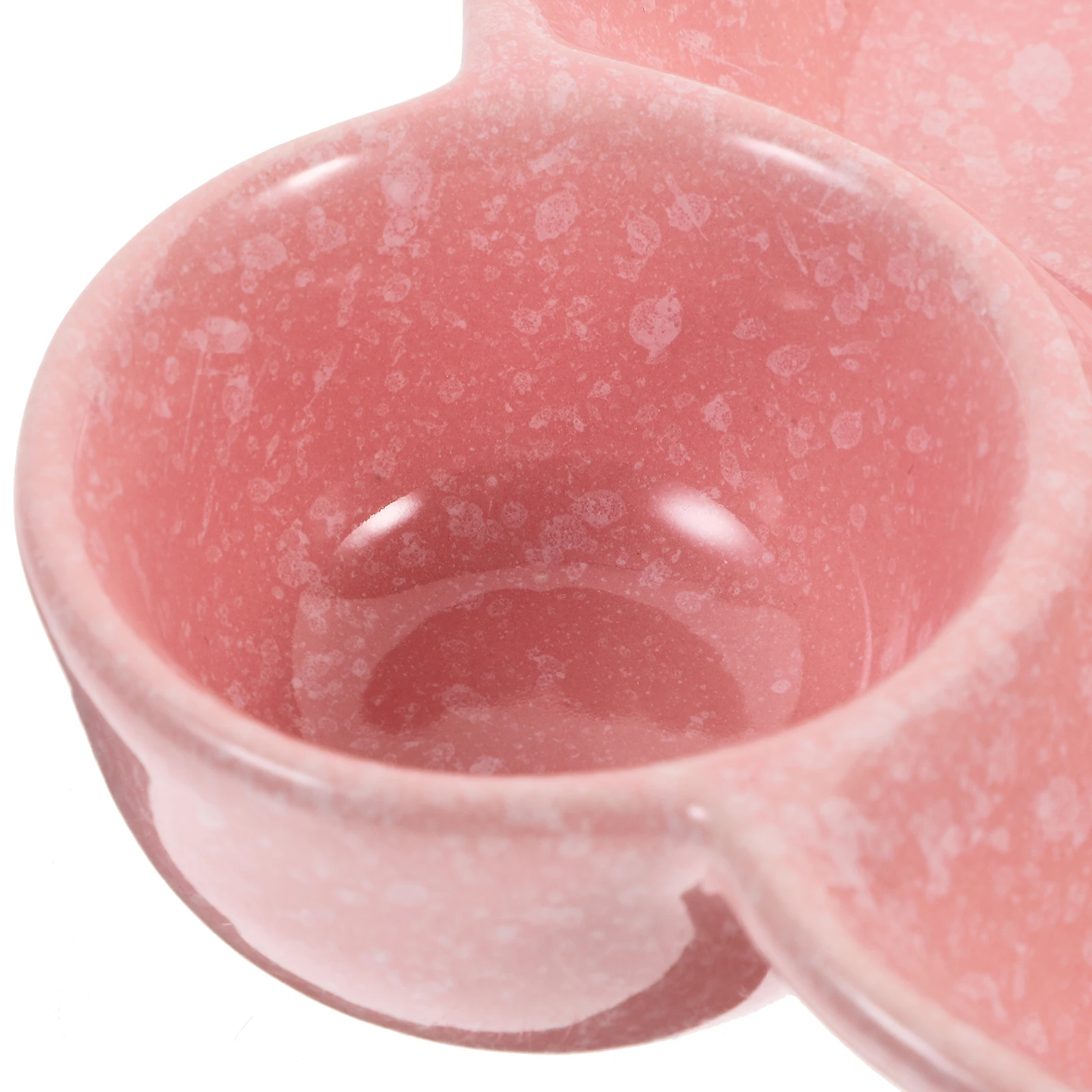 

Pink Creative Sauce Dish Dipping Bowl Seasoning Dish Serving Sauces Appetizers Appetizer Plates Plastic Table Display