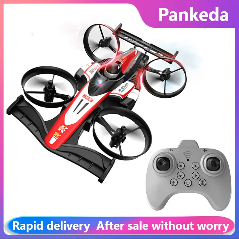 1:30 New Flying Car K300 MAX 2-in-1 Land-Air Quadcopter 2.4G Remote Control Car Mode, Flight Mode, Drift, 360° Roll Function Toy