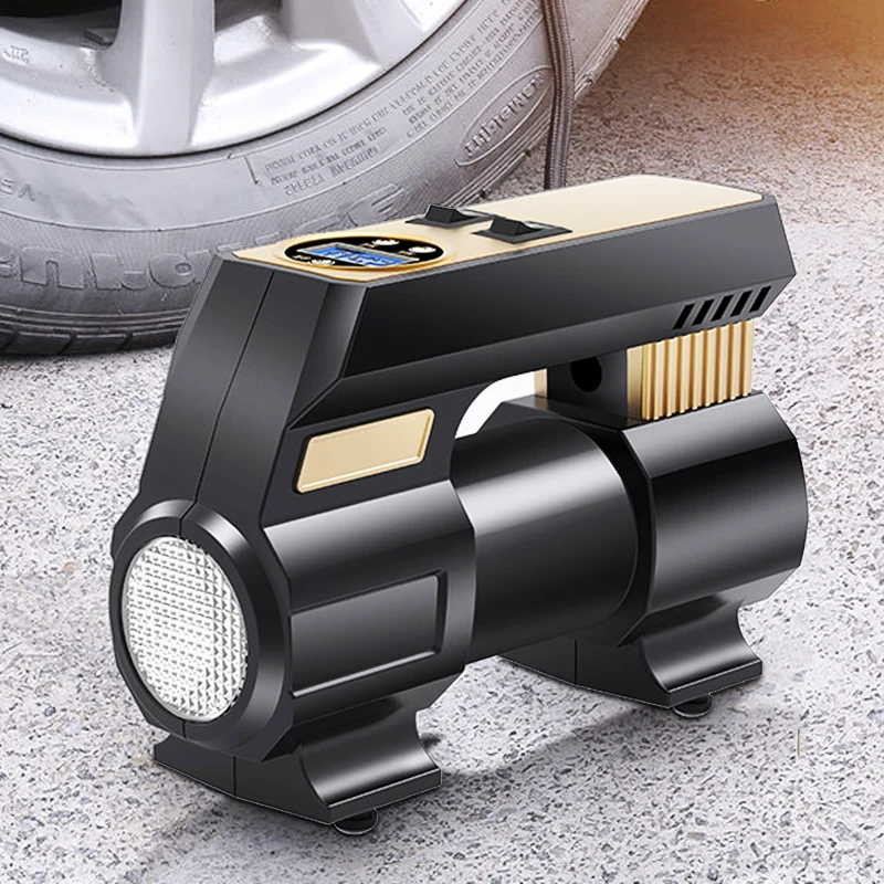 (Tool Box)Car Air Compressor 12V Portable Electric Air Compressor Air Pump Tire Inflator Pump for Car Motorcycle Bicycle