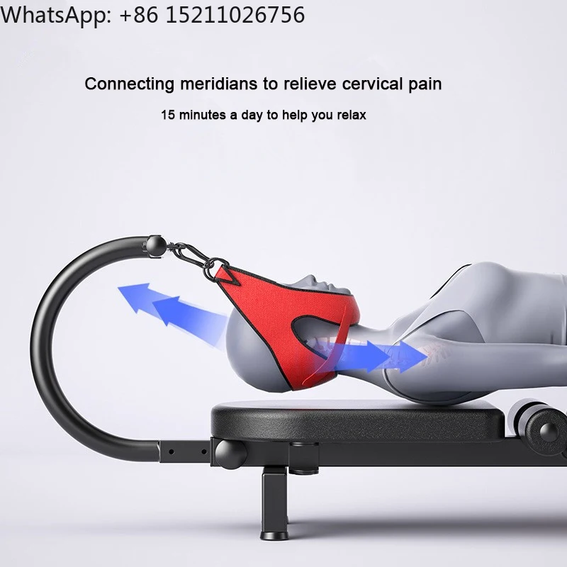 ストレッチ器具 腰椎牽引ベッド ネックボディストレッチャー 脊椎伸長式ストレッチャー ホーム頚椎延長ストレッチャーデバイス