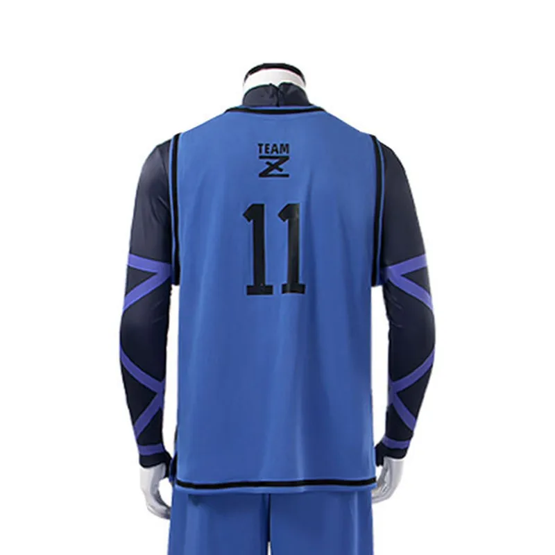 Anime Blue Lock Isagi Yoichi Cosplay Costume Football Training Uniform Bodysuit Halloween Christmas Party Clothes