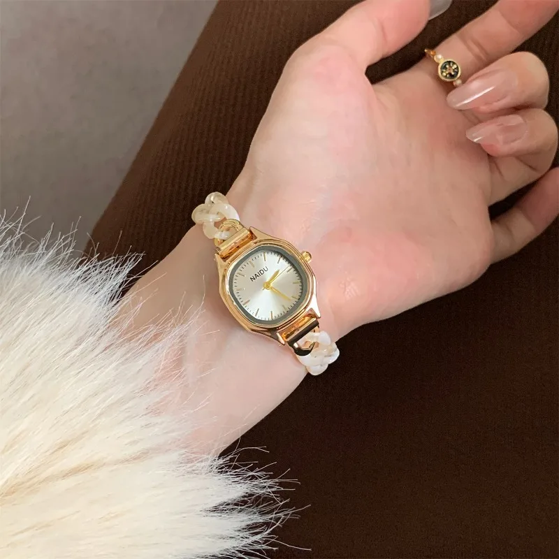 Luxury High-End Women's Watch Korean Style Student Quartz Watch Ladies Bracelet Wristwatch Fashionable Clock Gifts Dropshipping
