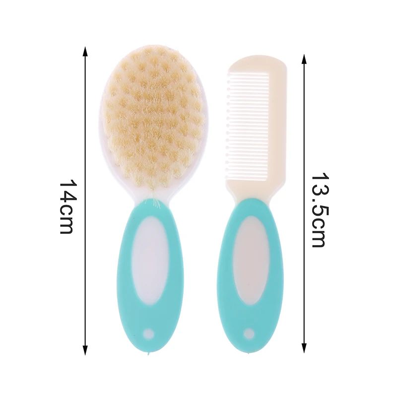 Portable Soft Newborn Baby Hair Brush Baby Kids Comb Infant Bathing Soft Comb Child Hairbrush Sets Boys Girls Head Massager