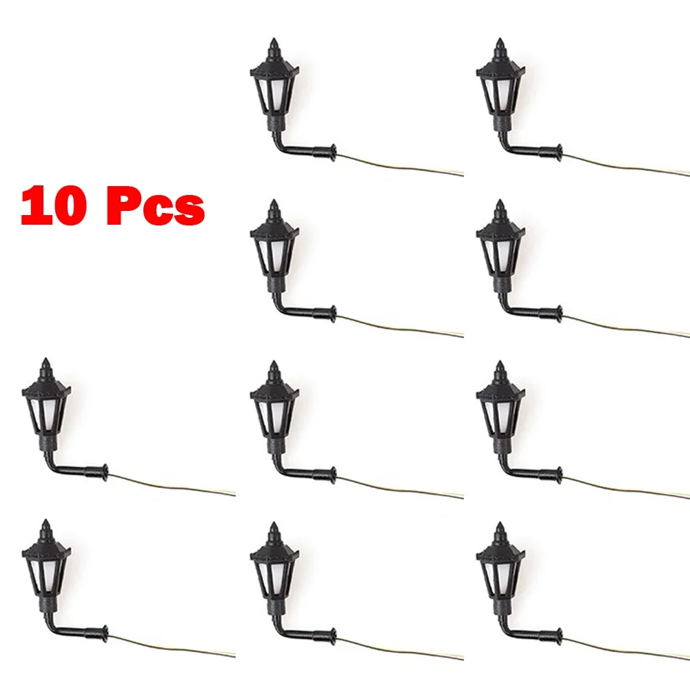 LED Model Light Layout Model N Scale Outdoor Railway Street Light White/Warm White 10Pcs 3V/12V 100% Brand New