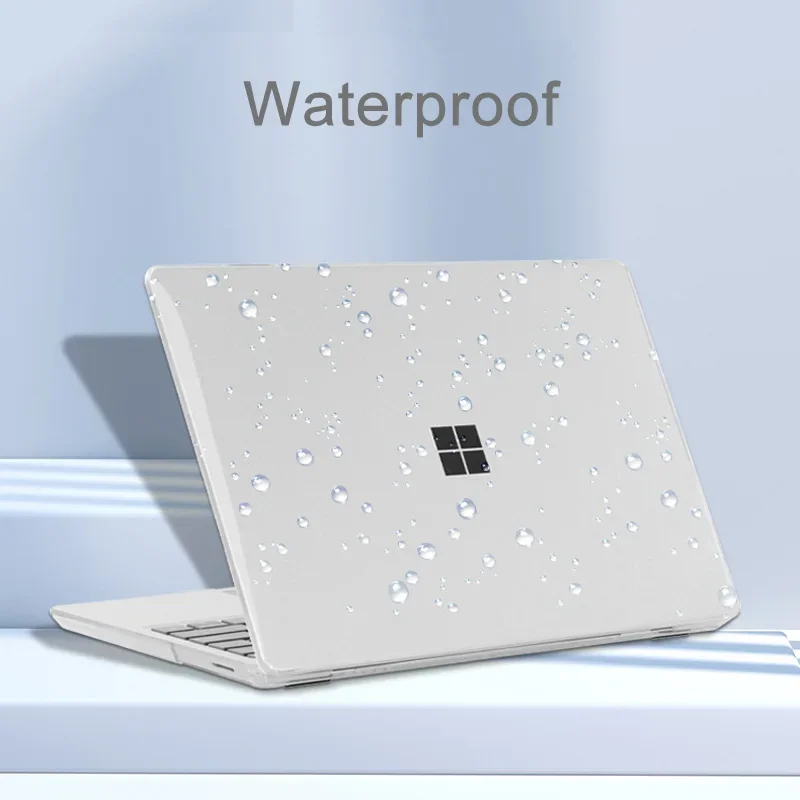 Laptop Case for Microsoft Surface Laptop Go 1 2 3 4 5 Metal Alcantara Cases 12.4 13.5 15 inch Clear Transparent Notebook Cover