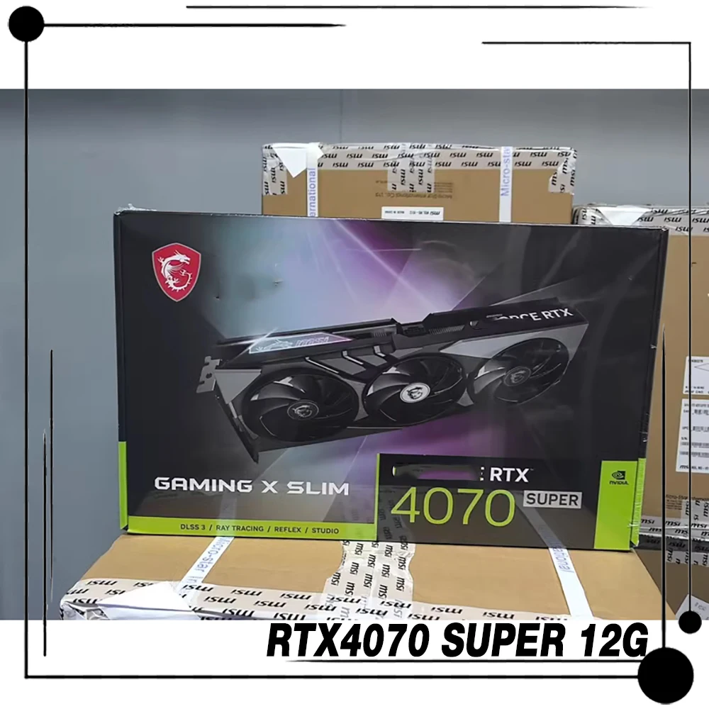 RTX4070 SUPER 12G For MSI GAMING X SLIM Dragon X Desktop Standalone Graphics Card