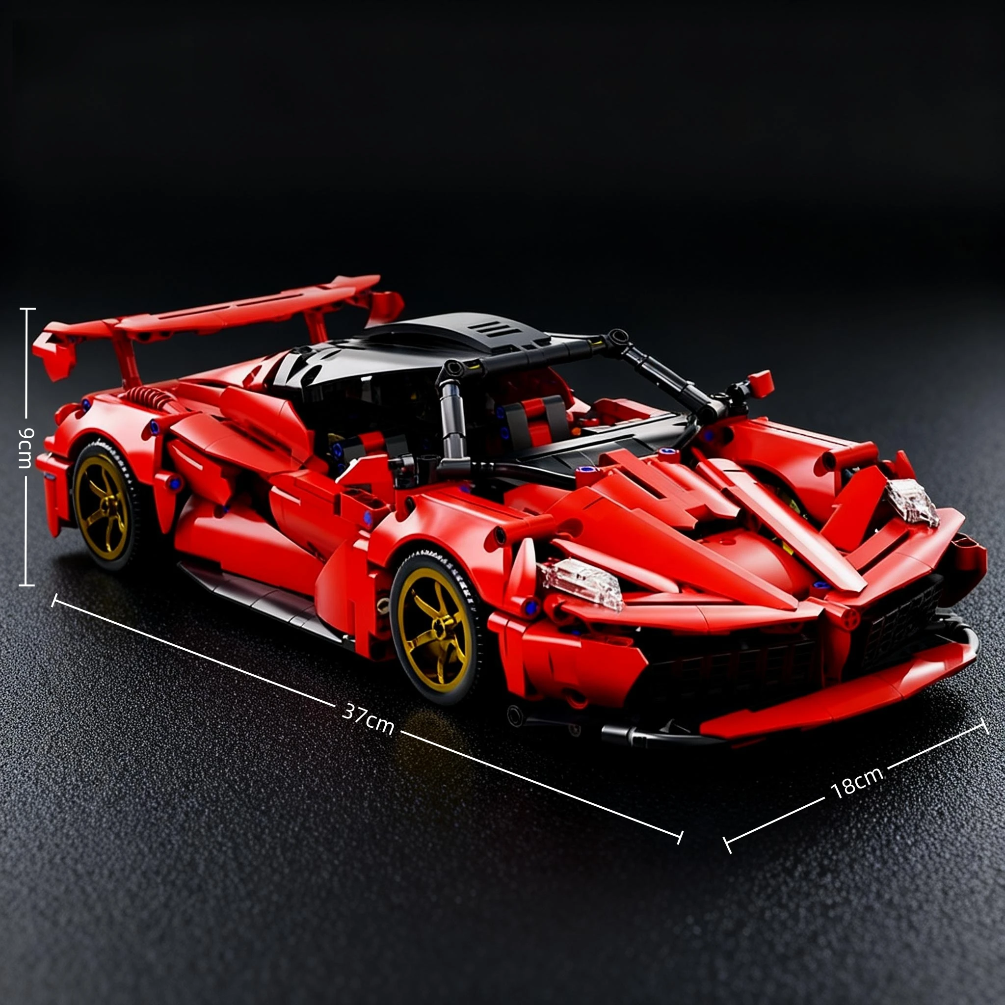 1000+ elementów MOC Techniczne – Model Kit Ferrari recenzja i cena