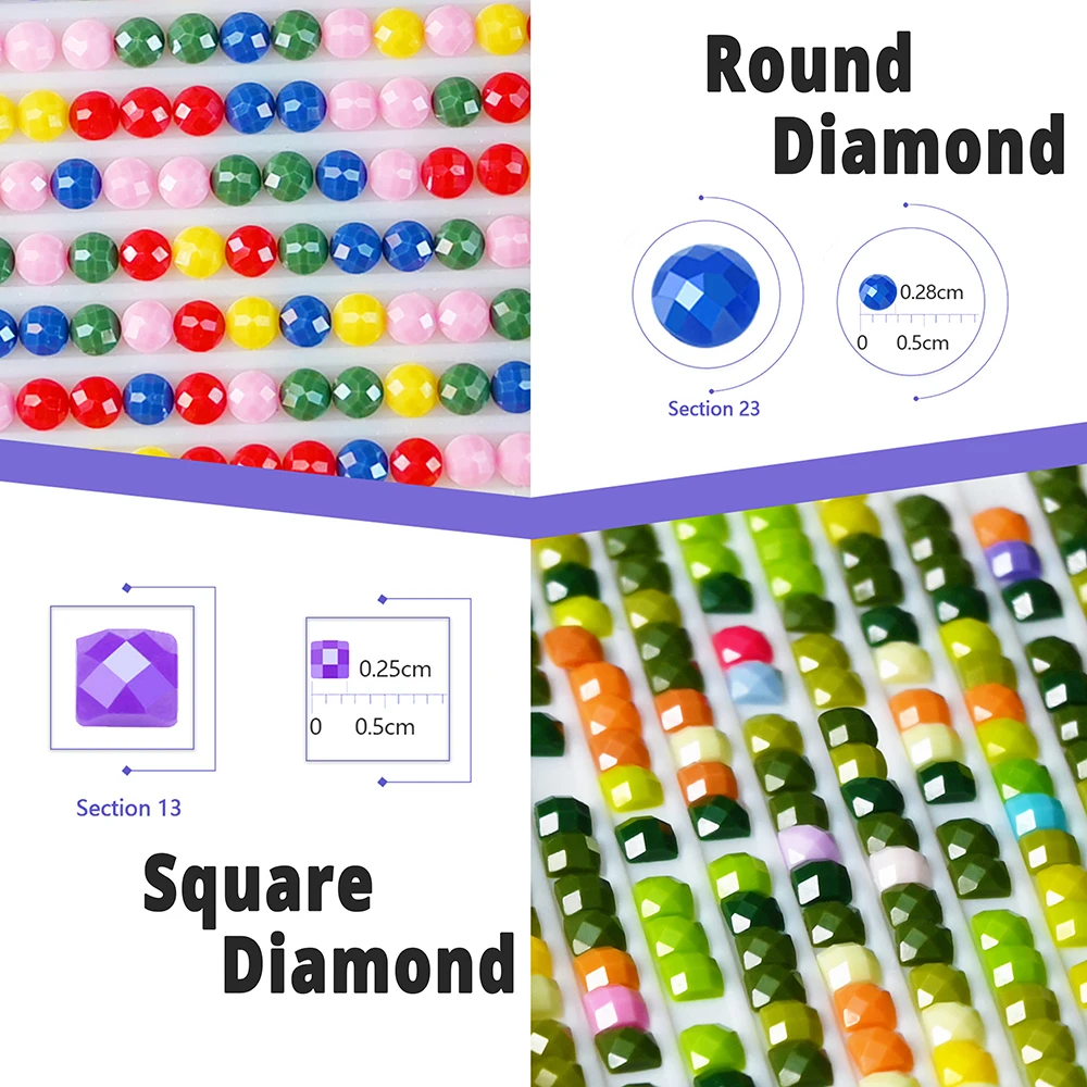 مع رمز ملصق AB الجنية الغبار الماس اللوحة عيون باردة القط الكرتون الحيوان 5D DIY 2023 منتجات جديدة مجموعات الحرف الهدايا المنزل #5