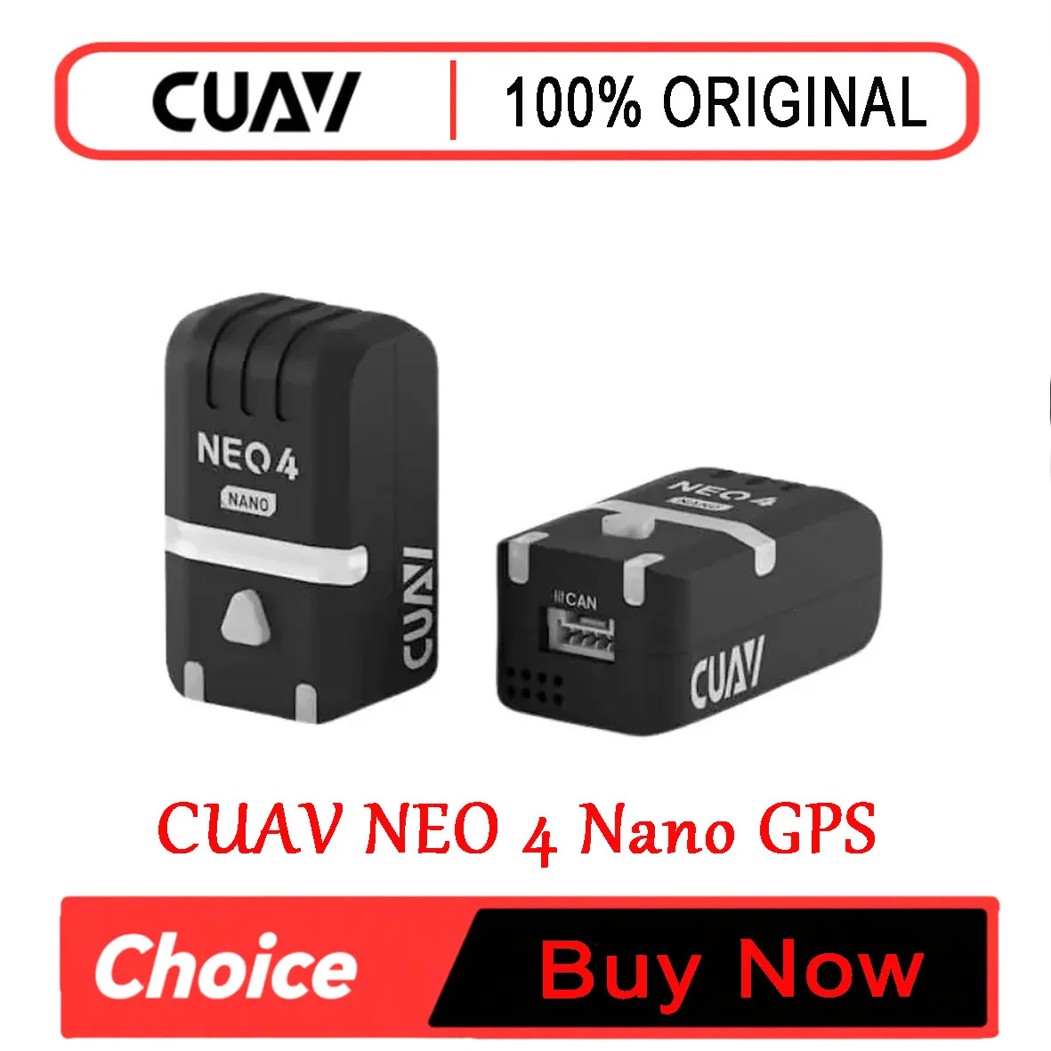 CUAV NEO 4 NANO Mini GNSS Module with U-Blox M10 Chip, High Precision GPS for Drone, FPV Racing and UAV Navigation Positioning