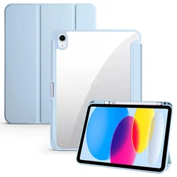 Case For iPad 10 2022 10th Generation 10.9 Clear Hard PC Back Shell Funda Capa For Apple iPad 10th Generation Cover A2757 A2777
