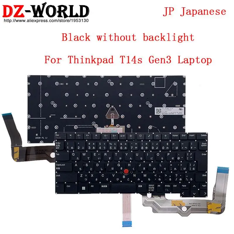 【本体のみ】Lenovo ThinkPad Keyboard JP Japanese Backlit Keyboard for Lenovo Thinkpad T14S Gen3 G3