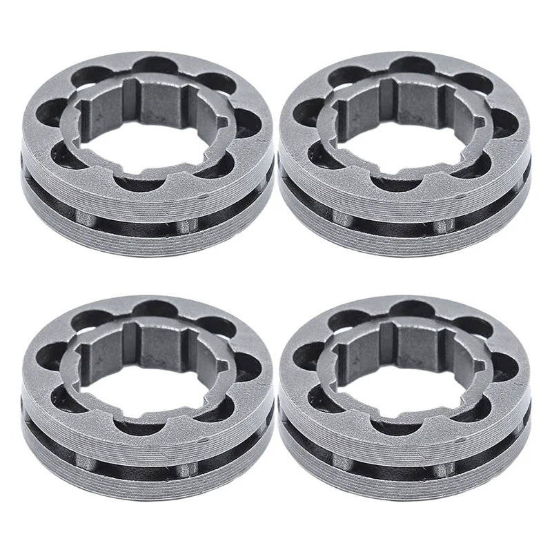 4Pcs 3/8 Inch 8T Sprocket Rim For STIHL 064 066 088 090 MS660 MS880 Husqvarna 394 395 Chainsaw