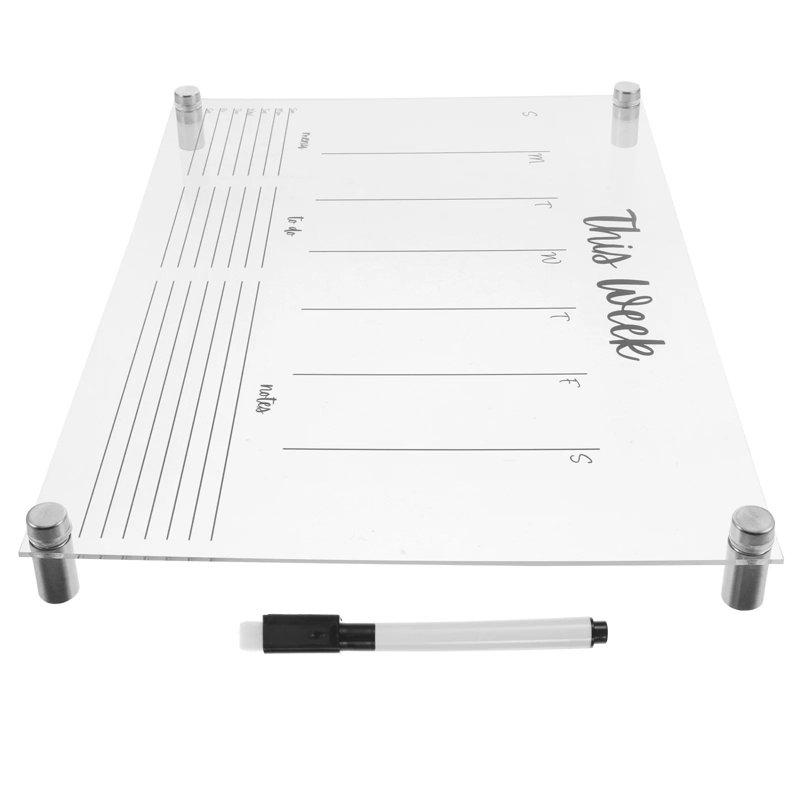 

1 комплект, акриловая стираемая настенная доска, многофункциональный планировщик для заметок, доска объявлений для домашнего офиса, акриловый календарь для стены