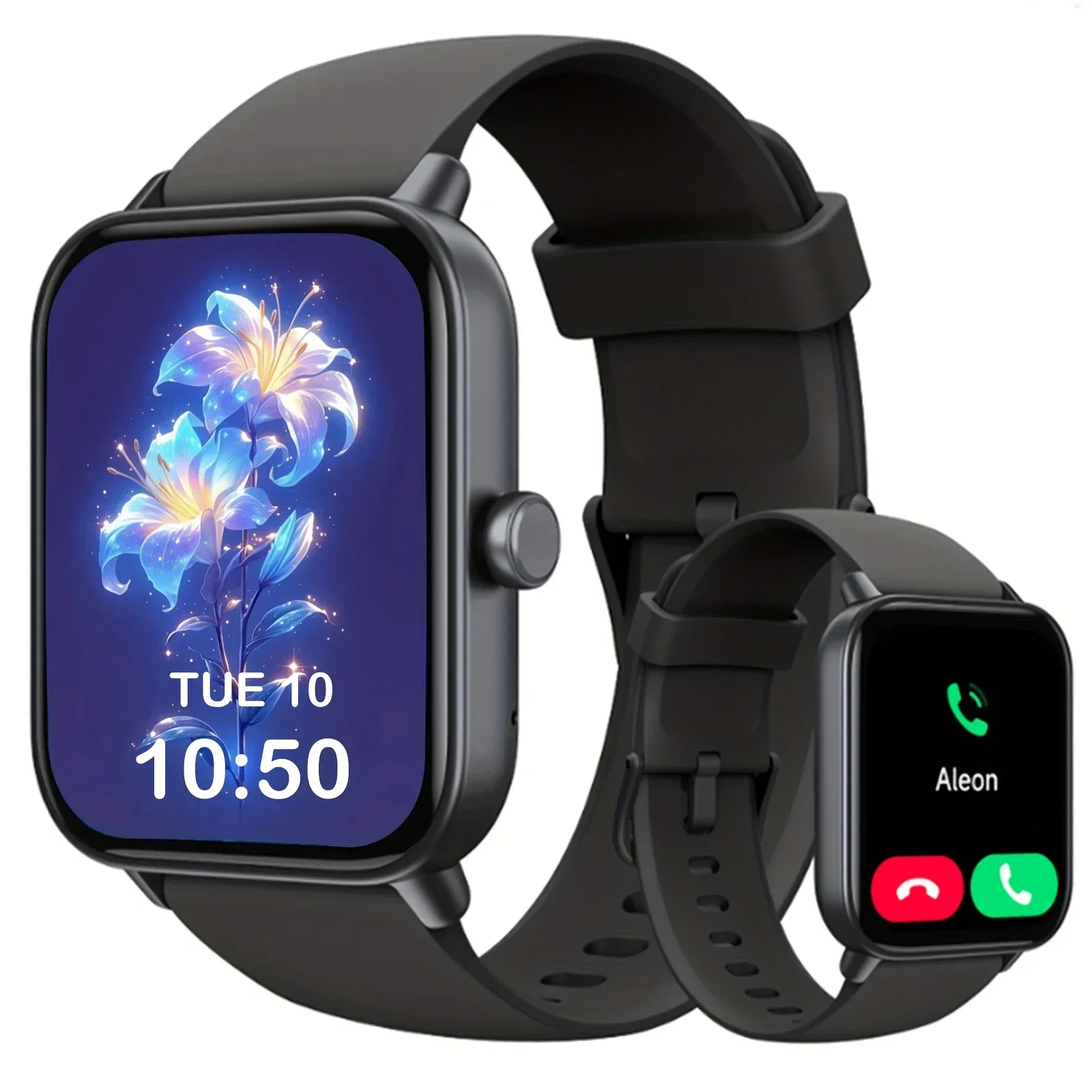 

Smartwatch, Bluetooth calling, Alexa voice assistant, IP68 waterproof, multiple sports modes, compatible with iPhone/Android