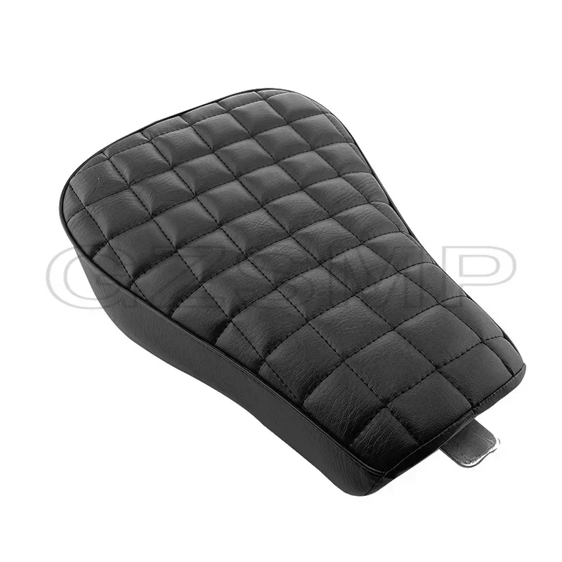 Almohada de cuero para conductor delantero de motocicleta, cojín de asiento individual para Harley Sportster Forty Eight XL1200 883 72 48 2006-2013