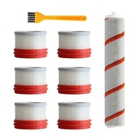 AF89-For Dreame V8 V9 V9B V10 Handheld Vacuum Cleaner Accessories Soft Brush Roller Hepa Filter Spare Parts