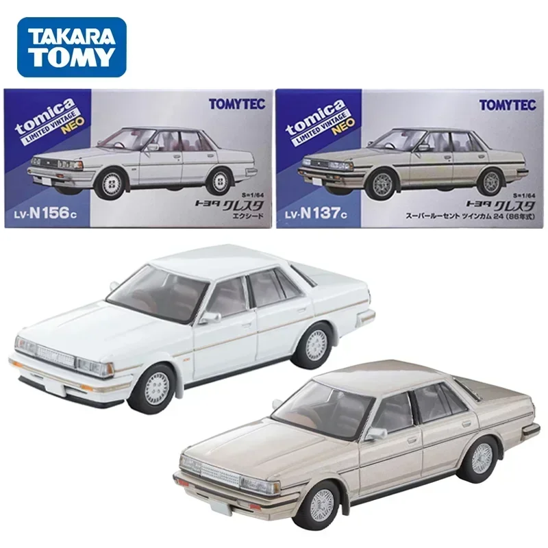 TAKARA TOMY TOMYTEC Tomica 1/64 TLV-N137c TLV-N156c Toyota Creasta Alloy Toys Motor Cars Diecast Metal Model Gifts