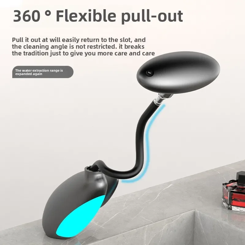 

Personalized Bathroom Faucet Mood Light Pull-out Basin Sink Tap Four Modes of Operation Hot and Cold Brass Basin Faucet