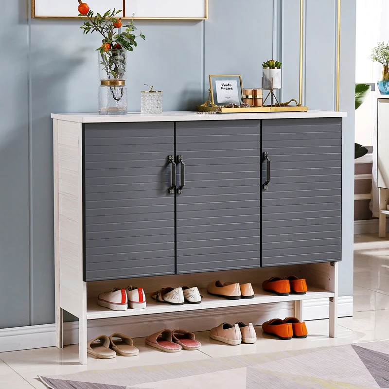 All-aluminum alloy simple modern gray large-capacity locker at home door