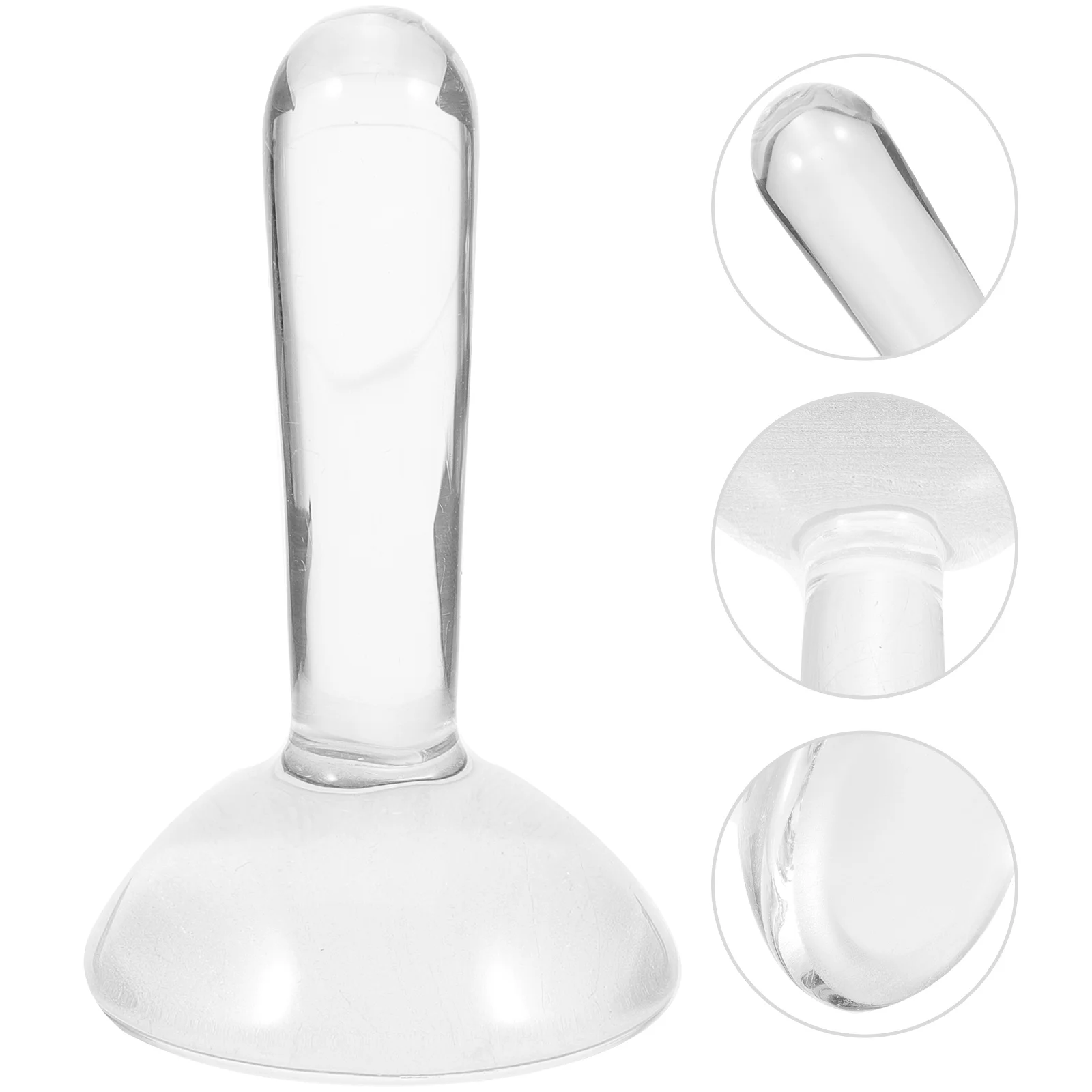 Grinder Grinding Pestle Practical Tool Rod Making Paint Mixing Transparent Glass Muller Oil Painting Office