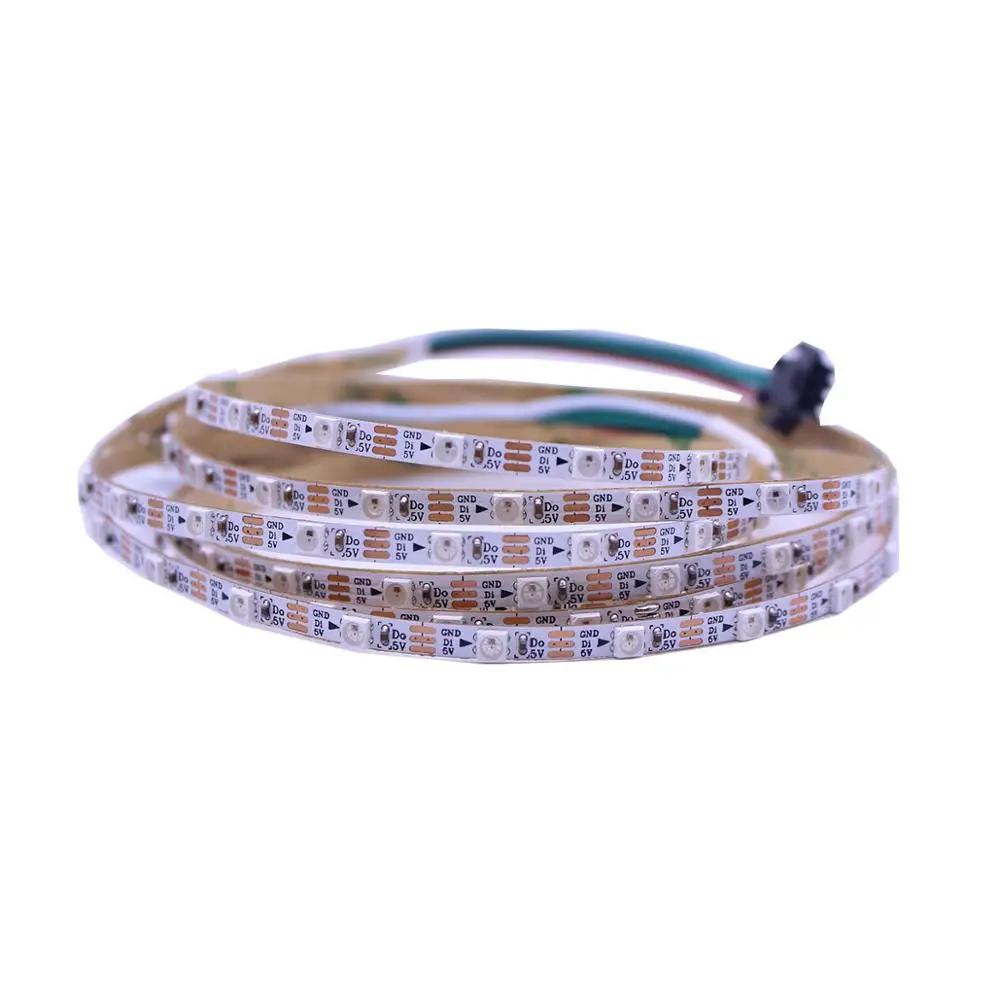 WS2812B RGB Led Strip Light 60 LEDS 144 LEDS 4mm 5mm 8mm Width PCB SK6812 Led Lights 3535 5050 Individually Addressable DC5V