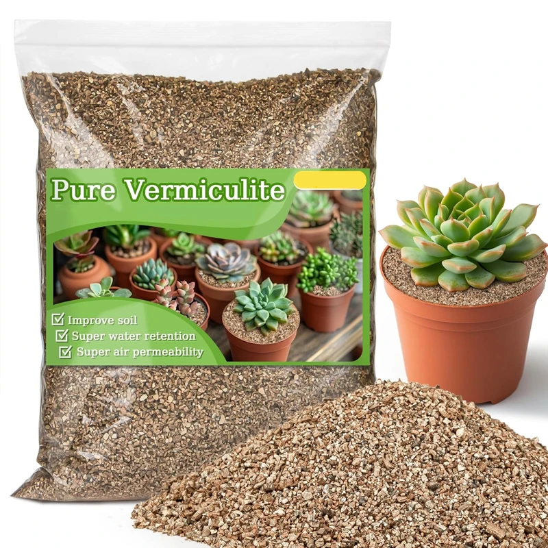Vermiculite, a General-Purpose Plant Substrate, Is Lightweight and Aesthetically Pleasing for Decorative Purposes, and Is Widely Used for Laying on the Surface of Plants