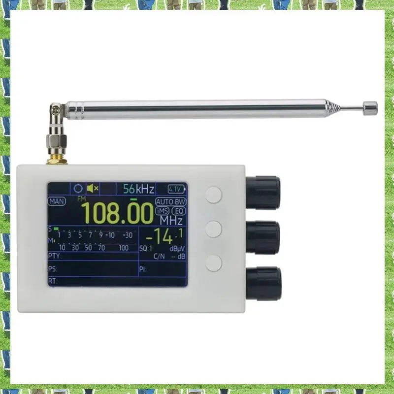 

FTS 64-108MHZ Portable TEF6686 Full Band Radio Receiver RDS Receiver AM FM SW MW LW With Antenna 2.8 Inch Screen PE5PVB Durable