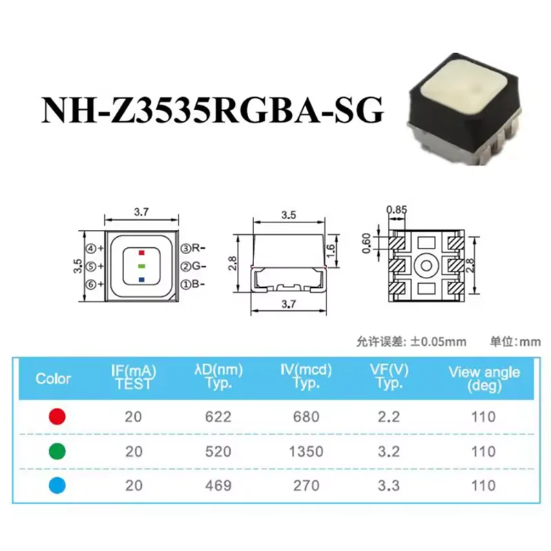 100-500Pcs NH-Z3535…