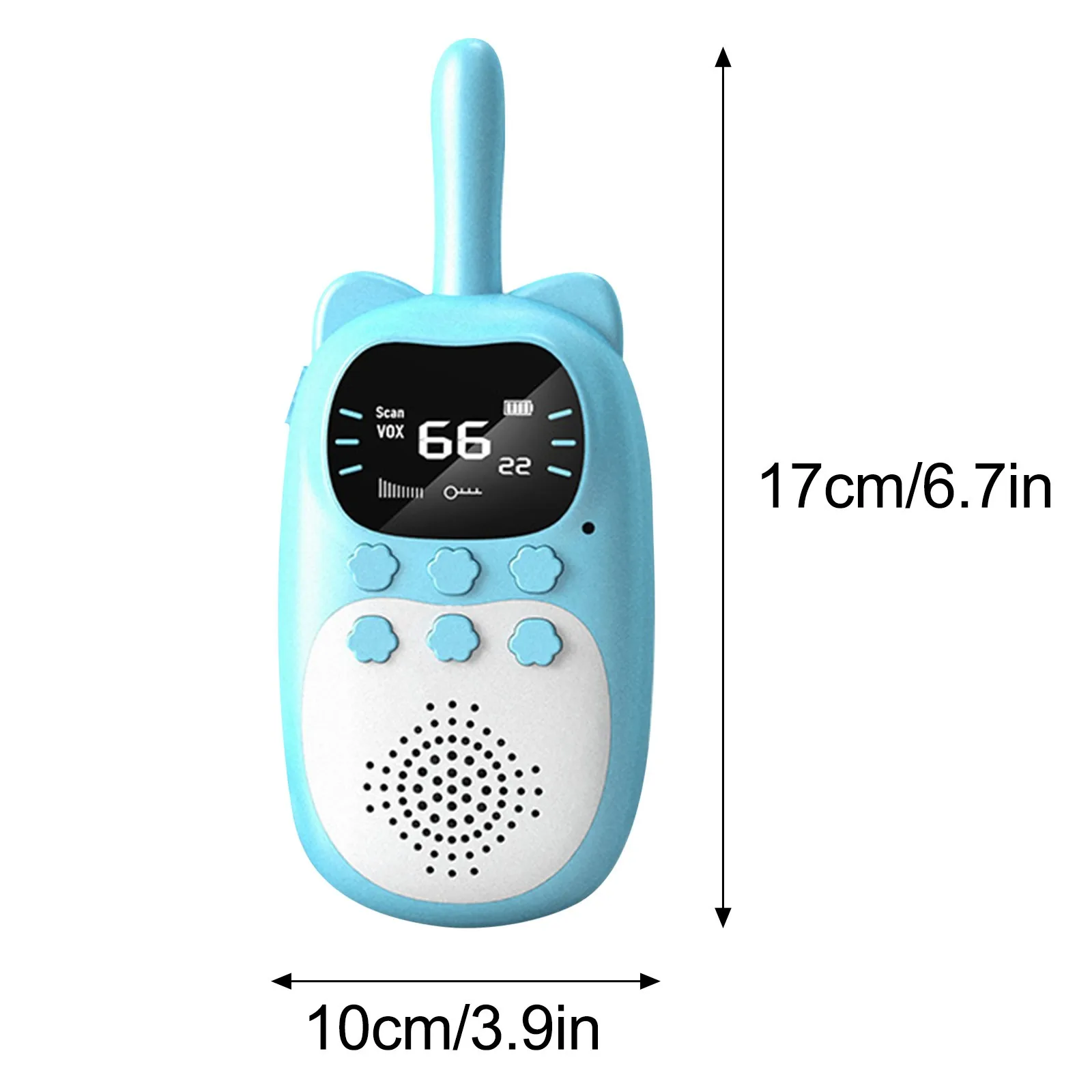 2PCS Kids Walkie Talkie Electronic Toys Children Spy Gadgets Baby Radio Walkie Talkie Long Range 3km Range Walkie Talkie for Kid