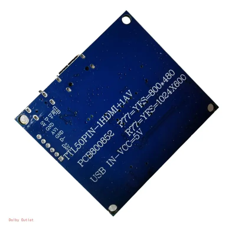 Scheda Driver Universale LVDS LCD Controller Schermo 5V Computer Portatile Parti Fai da Te per TTL 50Pin